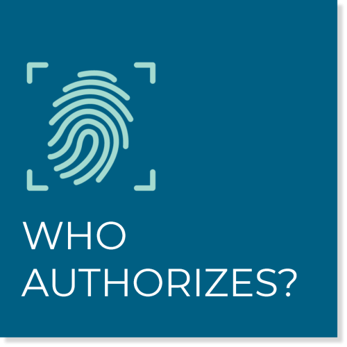 Who Authorizes?